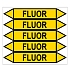 Značení potrubí, fluor